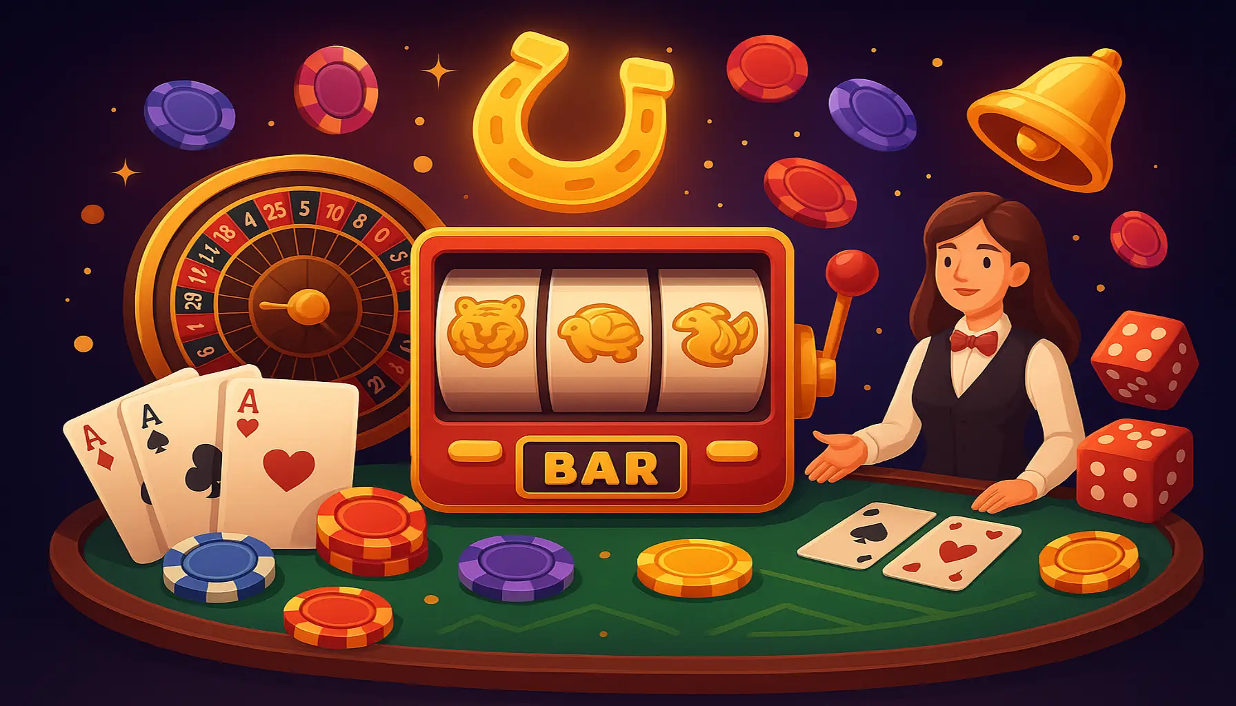 Jogos de cassino online H22.COM