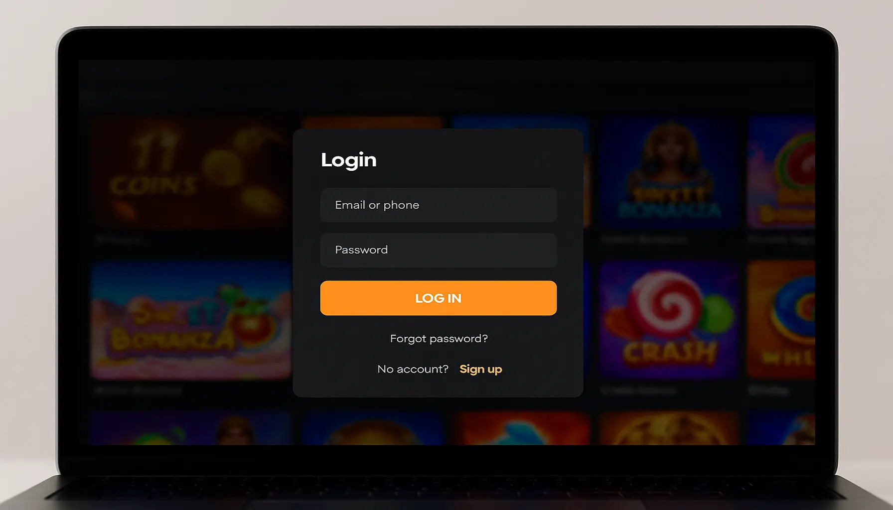 Login no Cassino H22.COM